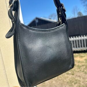 Y2K Coach Legacy 9997 Black Leather Shoulder Bag Crossbody Bag